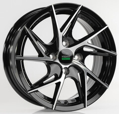 Диск Megami Mgm-24 14x6 4x100 ET35 DIA73.1 BKF