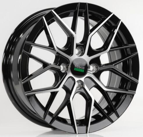 Диск Megami Mgm-27 14x6 4x100 ET35 DIA67.1 BKF