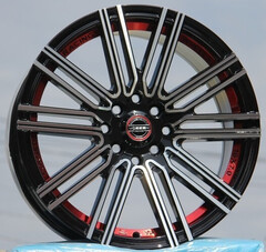 Диск Rgw 8819 16x7 4x100 ET38 DIA73.1 BMF+RED